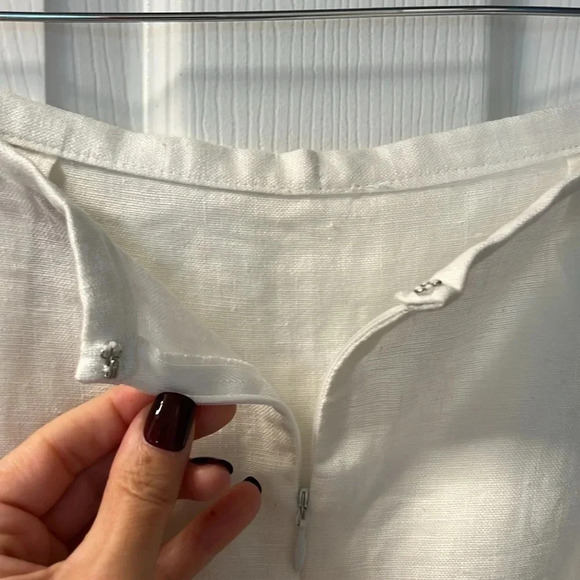 Linen pencil skirt - Picture 3 of 8